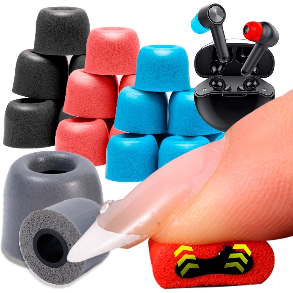 Earphone Foam Tip - 6-1쌍 S/M/L 소프트 메모리 폼 이어버드