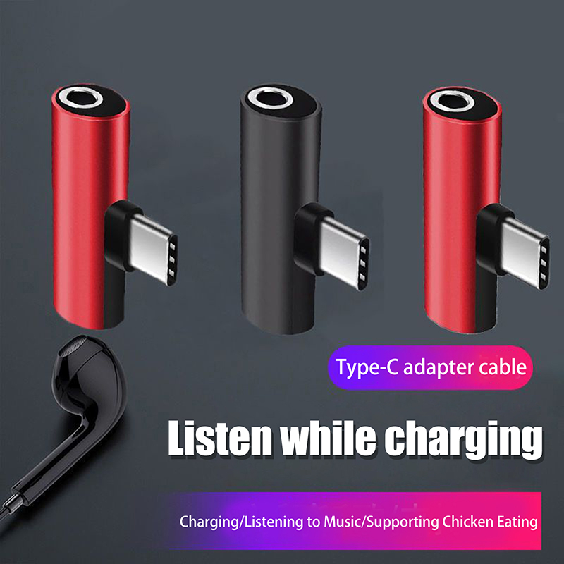 Earphone Splitter Jack - USB Type-C - 3.5mm 헤드폰용 금속