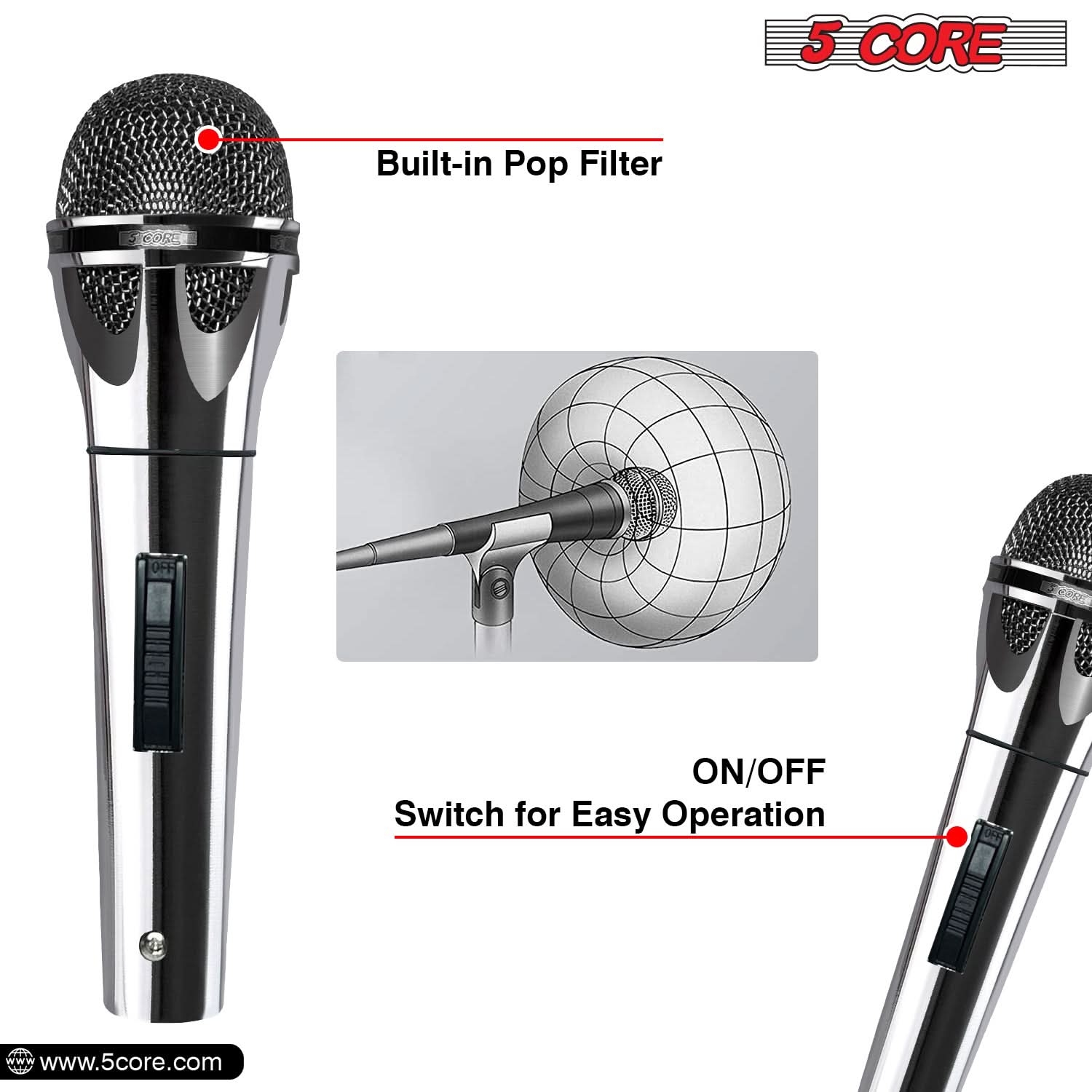 5코어 XLR 마이크 다이나믹 마이크 노래방용 스튜디오 - Shure Mic Sm58 리뷰 및 가격